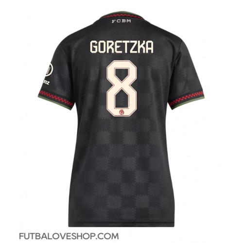 Dres Bayern Munich Leon Goretzka #8 Tretina pre Ženy 2025-26 Krátky Rukáv Dres Bayern Munich Leon Goretzka #8 Tretina pre Ženy 2025-26 Krátky Rukáv